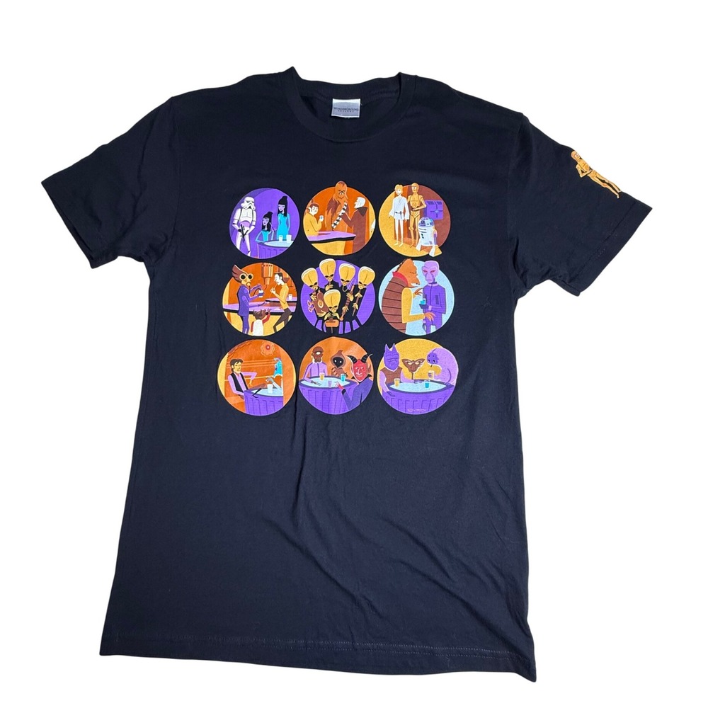 NEW DISNEY STAR WARS WRETCHED HIVE TSHIRT MEDIUM‎ WONDER GROUND GALLERY RARE-927